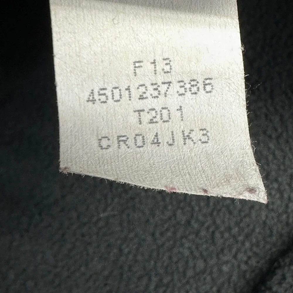 The North Face T201 F13‎ Womens Small Full Zip Black Poly Fleece Jacket CR04JK3